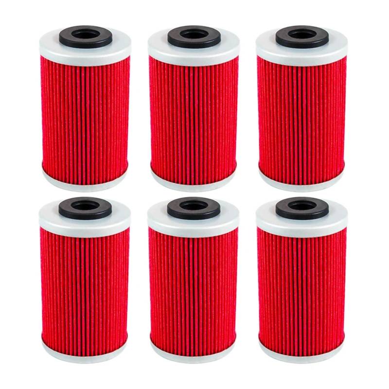 Motorrad-Ölfilter for Husqva* 701 Enduro Supermoto 2016 2017 2018 2019 Vitpilen Svartpilen 401 2018 2019(Red-6) von LIMINGHUA