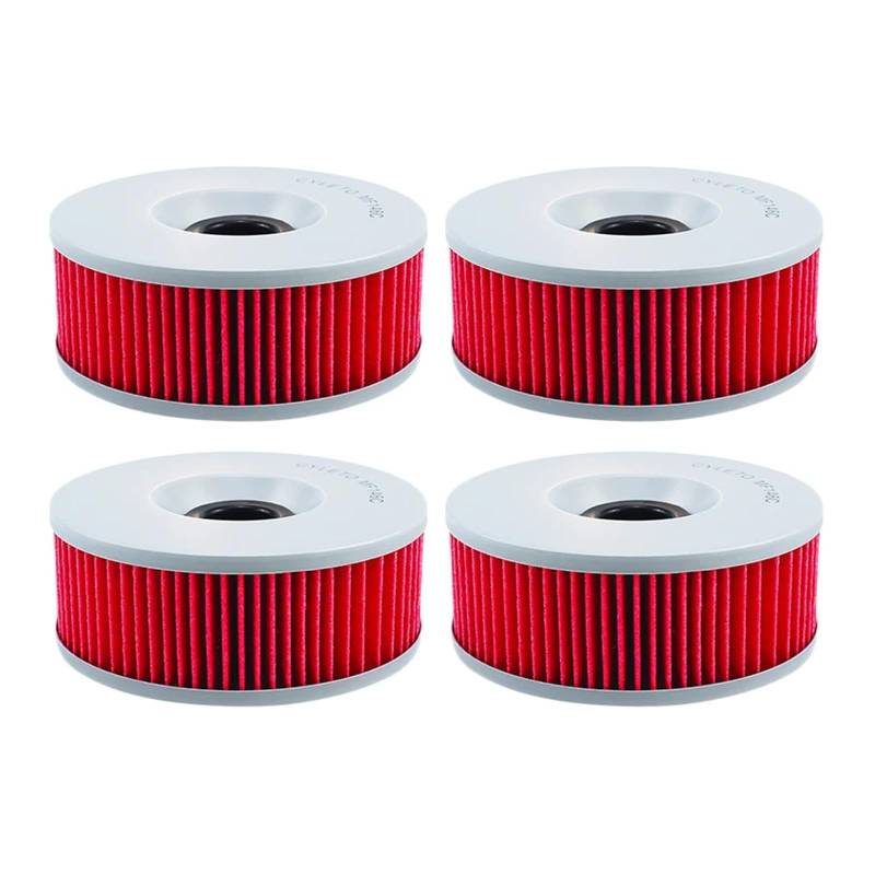 Motorrad-Ölfilter for Venture Royale XVZ 1200 1300 Maxim XJ 1100 XS 1100 850 750 Vmax V max 1200(Red-4) von LIMINGHUA