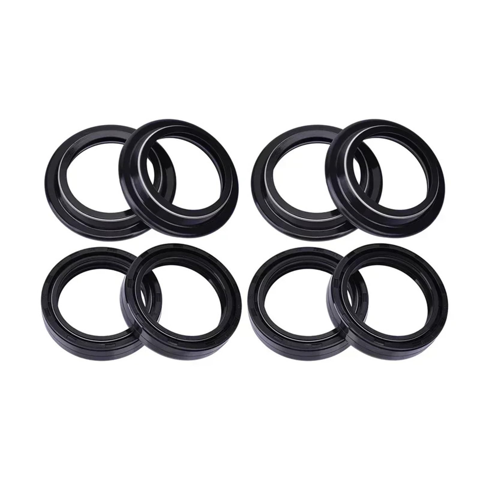 Motorrad Schock Gabel Dämpfer Öl Dichtung & Staub Abdeckung Lip for CMX500 REBEL 500 2017-2020 CTX700 14-2018 CTX 700 CMX 500(4pcs seal 4pc cover) von LIMINGHUA