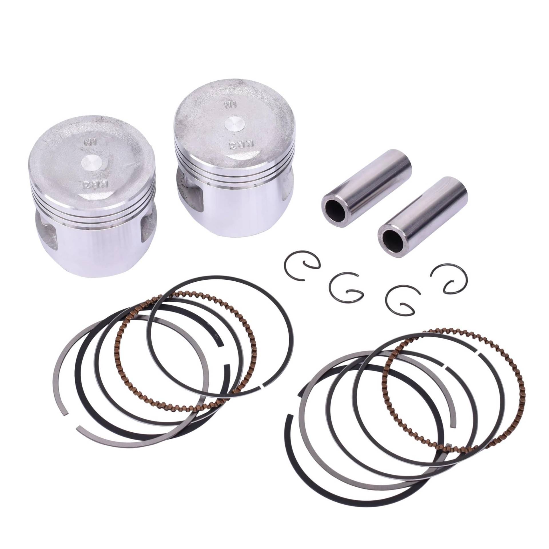 STD ~ +100 53mm ~ 54mm Motorrad-Kolbenringe-Kit for CB250 CB 250 A AC CMX250 CMX250C CMX 250 X CMX250X 2A 3A 15 16(2 Sets 54mm) von LIMINGHUA