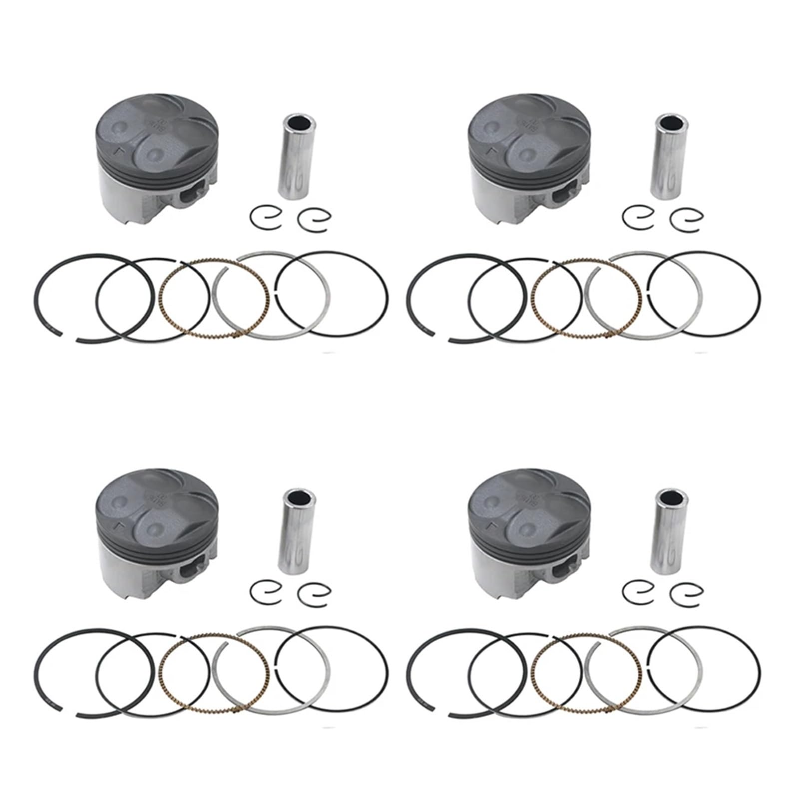 STD 56mm ~ 57mm Motorradmotorkolben und -ringe for FZR400RR 3TJ SP FZ400 4YR 3TJ-11631-00-00 FZR400 FZ FZR 400 RR(4 sets 56.25mm) von LIMINGHUA