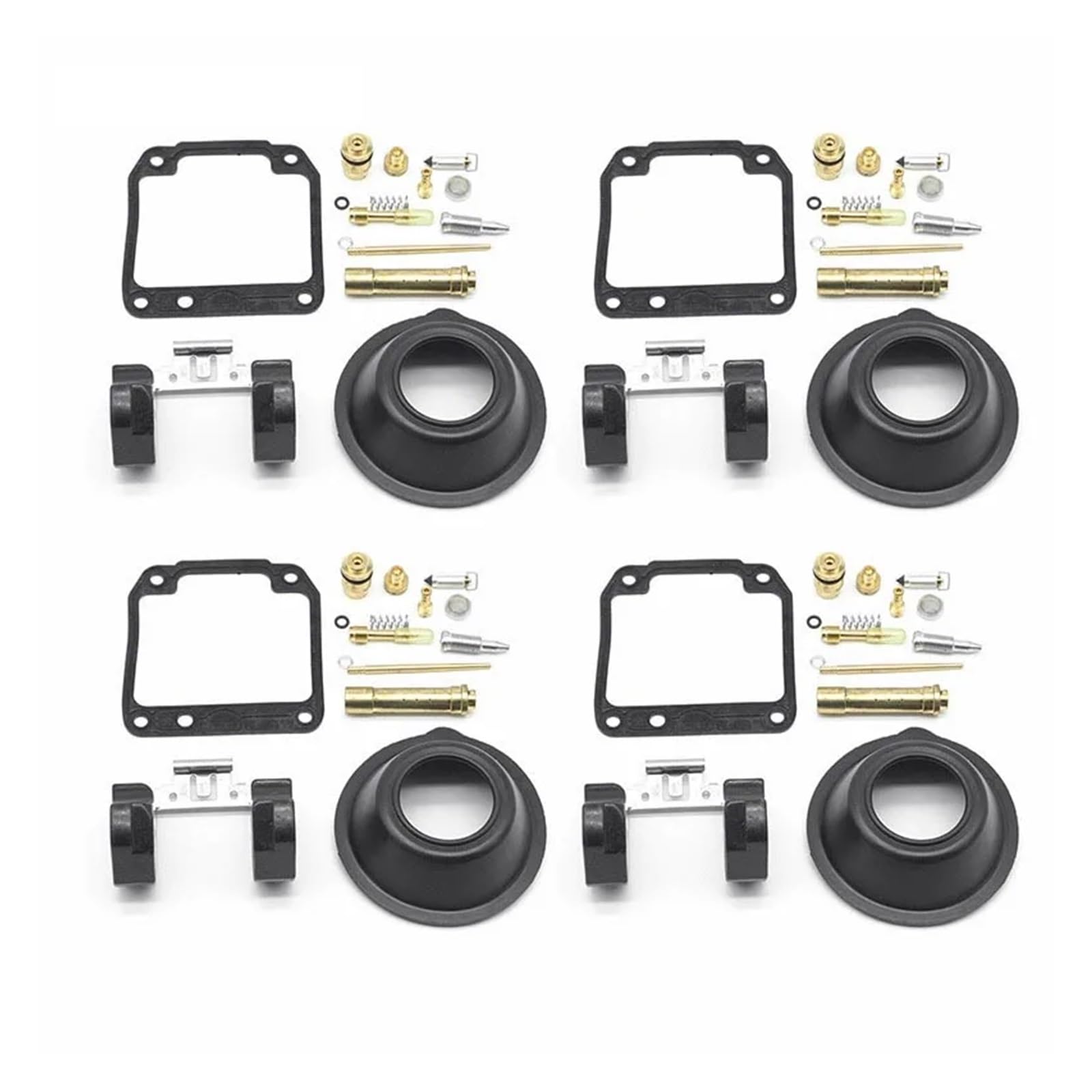 Vergaser Rebulid Kit Vakuum Membran Luft Gemisch Schraube Schwimmerventil 4 Sätze for XJR400 1993 1994 1995-1999 xjr 400 von LIMINGHUA