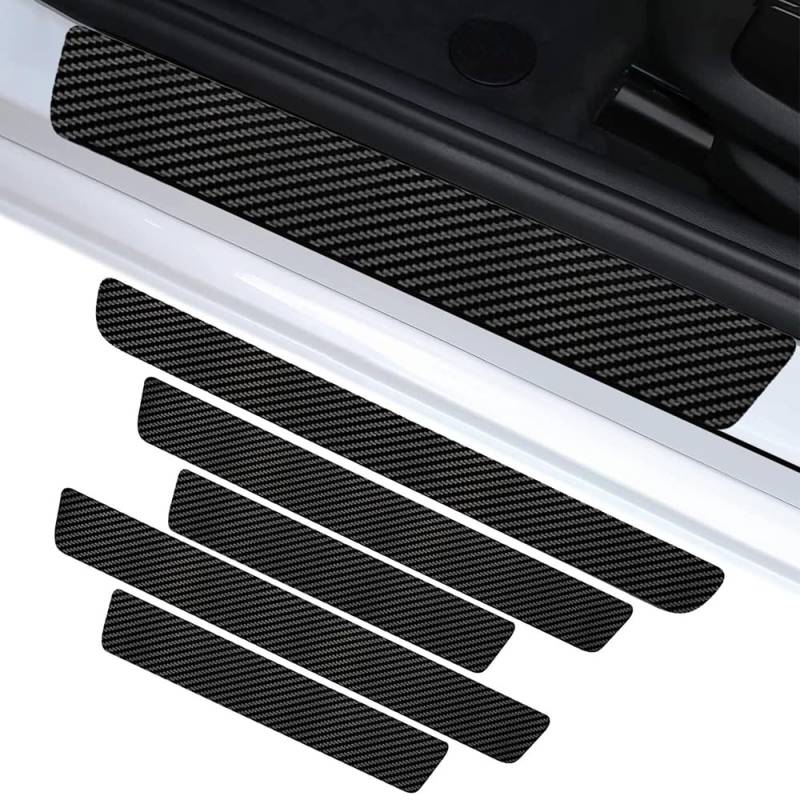 LINCYS Auto Einstiegsleisten Schutzfolie, Für Ford kuga 2019-2023 Auto Scuff Plate Türschwelle Sill Aufkleber Auto Styling Zubehör,5 pcs von LINCYS