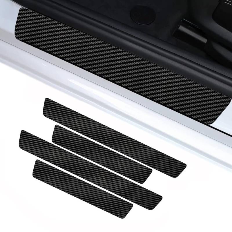 LINCYS Auto Einstiegsleisten Schutzfolie, Für Hyundai Tucson 2020-2023 Auto Scuff Plate Türschwelle Sill Aufkleber Auto Styling Zubehör,4 pcs von LINCYS