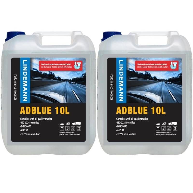 Lindemann Adblue 10L - Inklusive Einfüllschlauch (hinter dem Etikett) - ISO 22241 - UREA AUS32 Grade - Für alle Automarken (BMW, VW, Mercedes und Mehr) - Ad Blue Kanister Mit Einfüllhilfe (2) von LINDEMANN