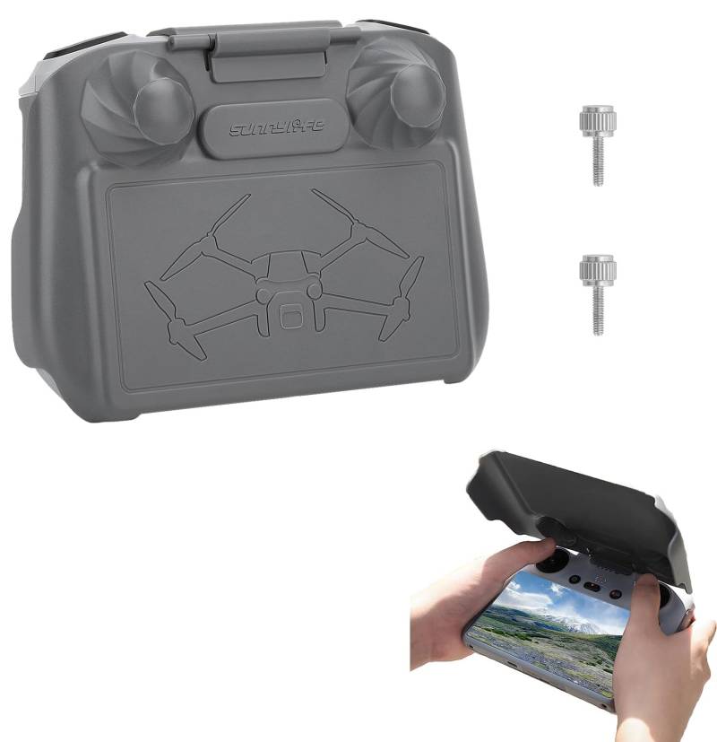 Linghuang Mini 3 Pro 2-in-1 Controller Schutzhülle Sonnenblende für DJI RC Mini 3/Mini 3 Pro RC Fernbedienungs Schutz Bildschirm Monitor Abdeckung Drohnen Zubehör (für DJI RC Controller) von LINGHUANG