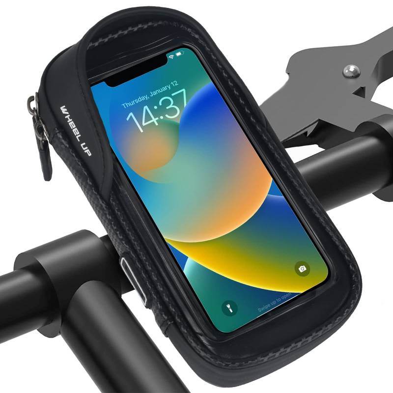 LIPJISL Handyhalterung Fahrrad Wasserdicht Handyhalter Fahrrad Handy Lenktasche 360° Drehbar Handyhalter Fahrradzubehör für Handy 6.5 Zoll von LIPJISL