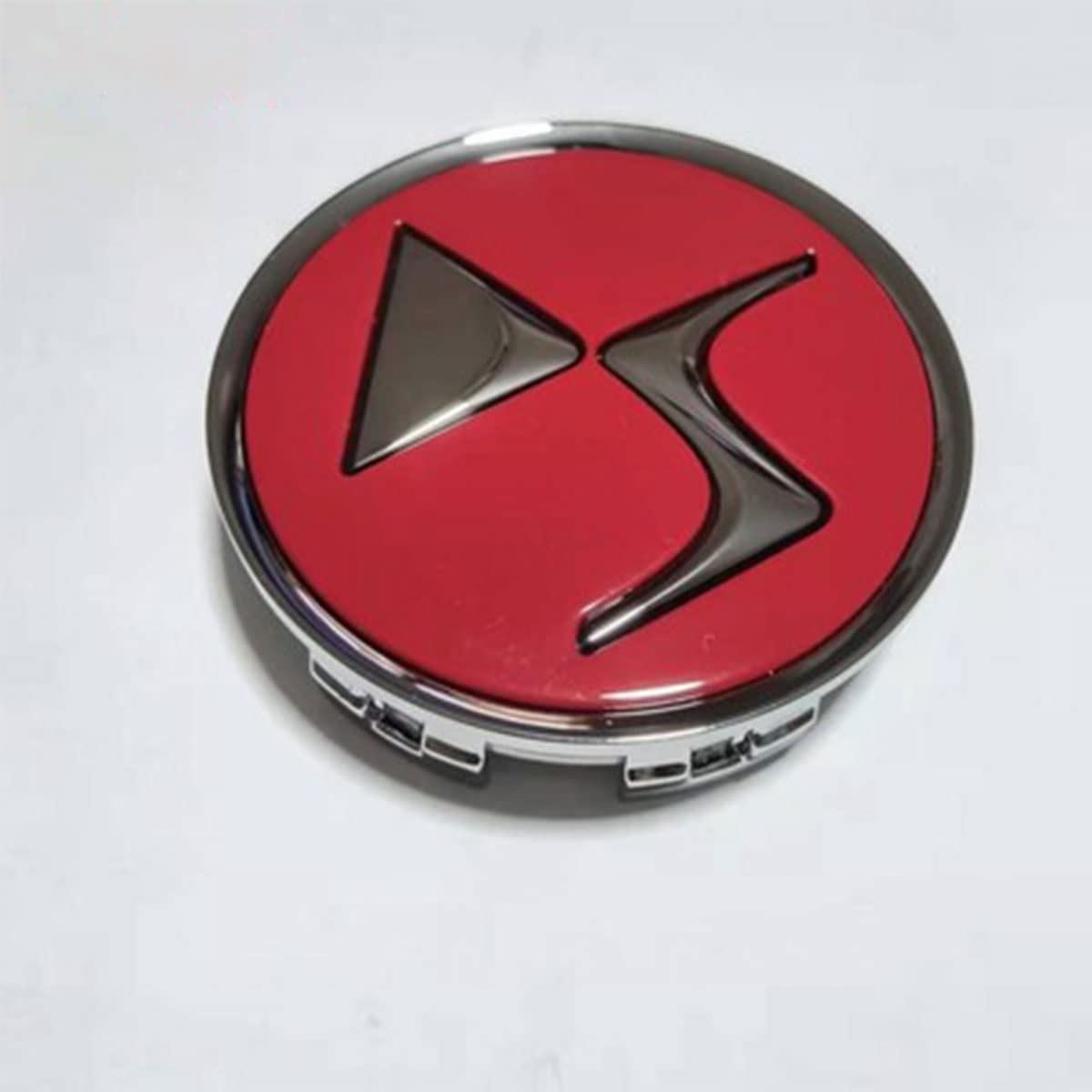 Nabendeckel 4 STÜCKE 60mm für DS3 DS4 DS5LS DS5 DS6 DS7 DS9 Car Rad Center Hub Cap Auto Styling Felgen Abdeckung Badge Emblem Aufkleber Radnabenkappen,B von LIPPSY