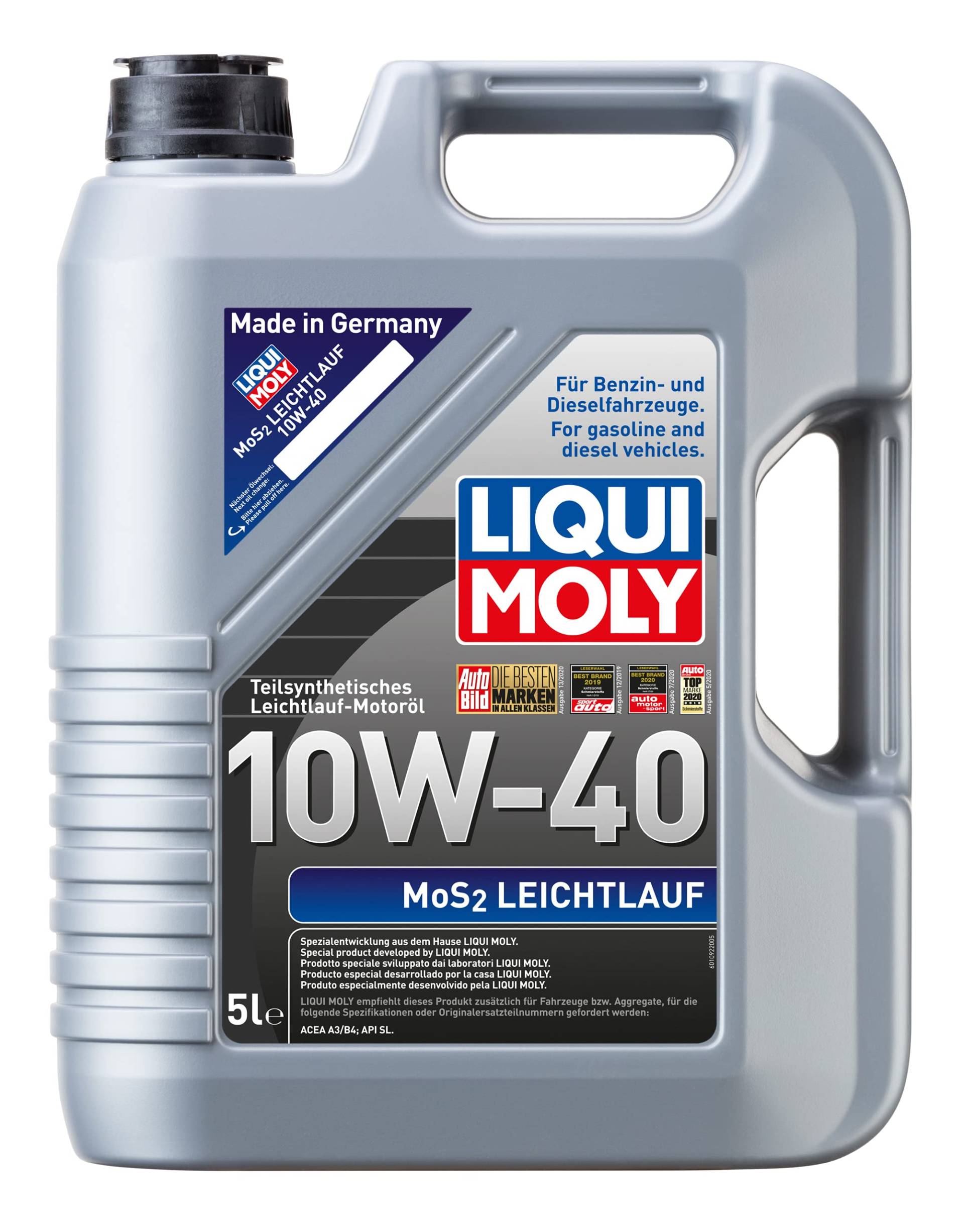 LIQUI MOLY GmbH MoS2 Leichtlauf 10W-40 von LIQUI MOLY GmbH