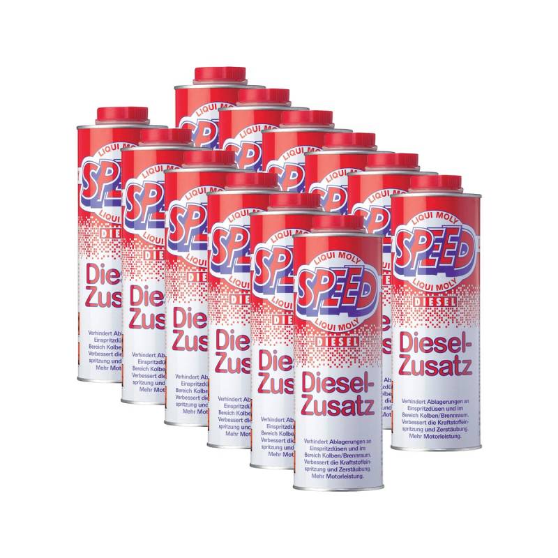 12x LIQUI MOLY 5160 Speed Diesel Zusatz Zugabe Kraftstoff Additiv 1L von Liqui Moly