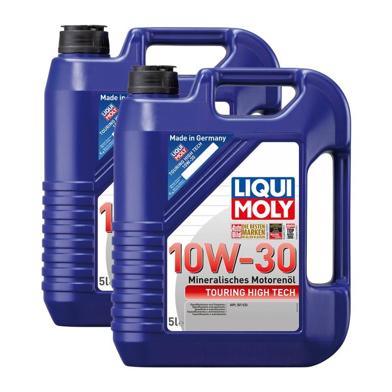 2x LIQUI MOLY 1272 Touring High Tech 10W-30 Motoröl 5L von Liqui Moly