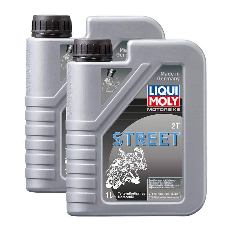 2x LIQUI MOLY 1504 Motorbike 2T Teilsynthetisch Scooter Street Roller Motoröl 1 von Liqui Moly