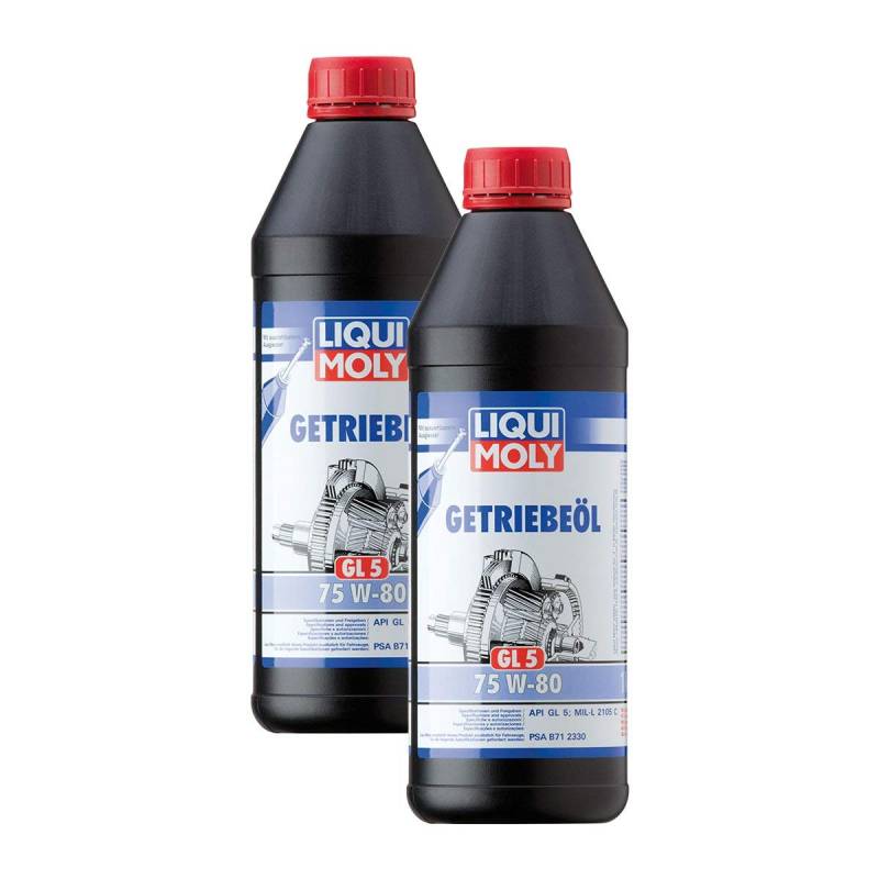 2x LIQUI MOLY 3658 Getriebeöl (GL5) 75W-80 von LIQUI-MOLY_bundle