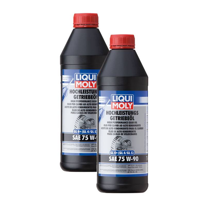 2x LIQUI MOLY 4434 Hochleistungs-Getriebeöl (GL4+) SAE 75W-90 von Liqui Moly