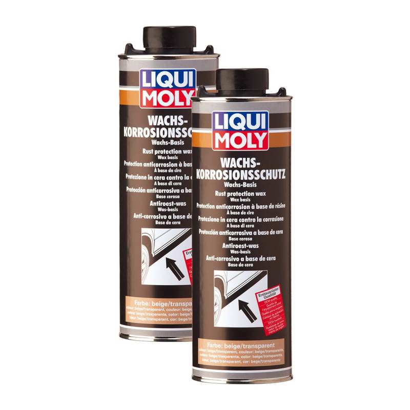 2x LIQUI MOLY 6104 Wachs Korrosions Schutz braun transparent Rost Pflege 1L von Liqui Moly