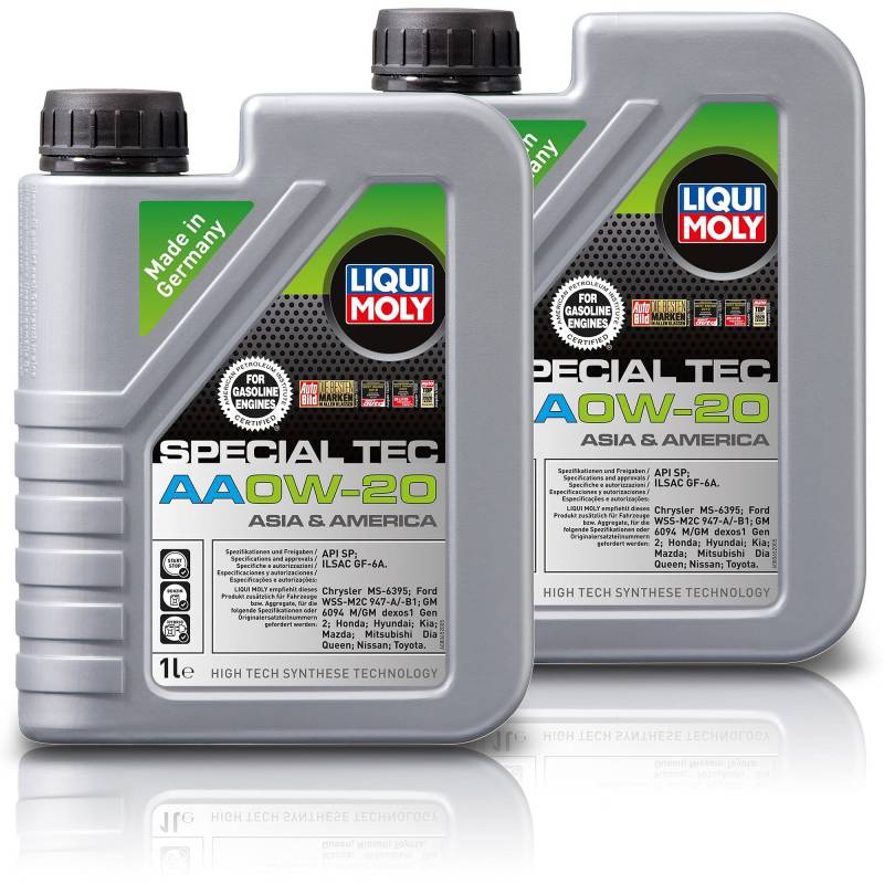 2x LIQUI MOLY 9734 Special Tec AA 0W-20 Motoröl API SN ILSAC GF-5 von Liqui Moly