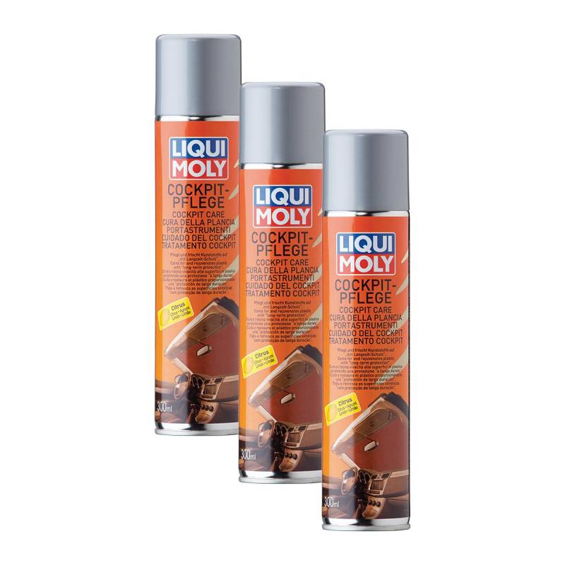 3X LIQUI Moly 1599 Cockpit-Pflege Citrus Cockpit Care 300ml von LIQUI-MOLY_bundle