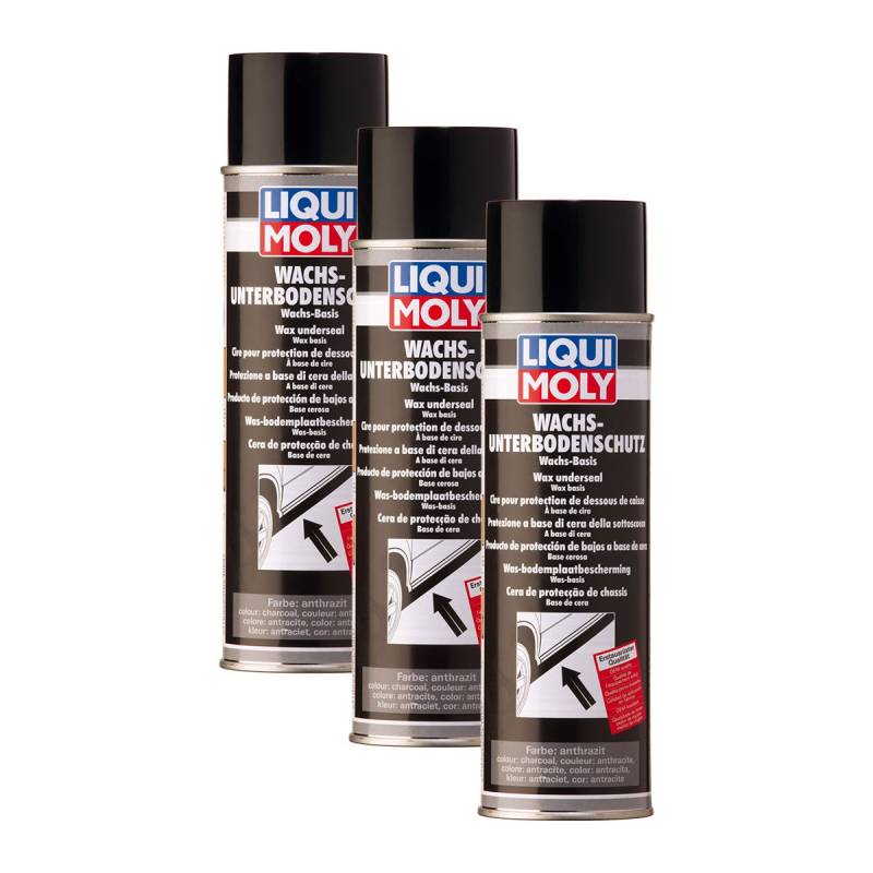 3X LIQUI Moly 6100 Wachs Unterbodenschutz schwarz anthrazit 500ml von LIQUI-MOLY_bundle