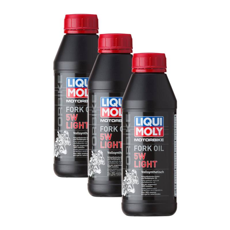 3x LIQUI MOLY 1523 Motorbike Fork Oil Motorrad Gabelöl 5W light 500ml von LIQUI-MOLY_bundle