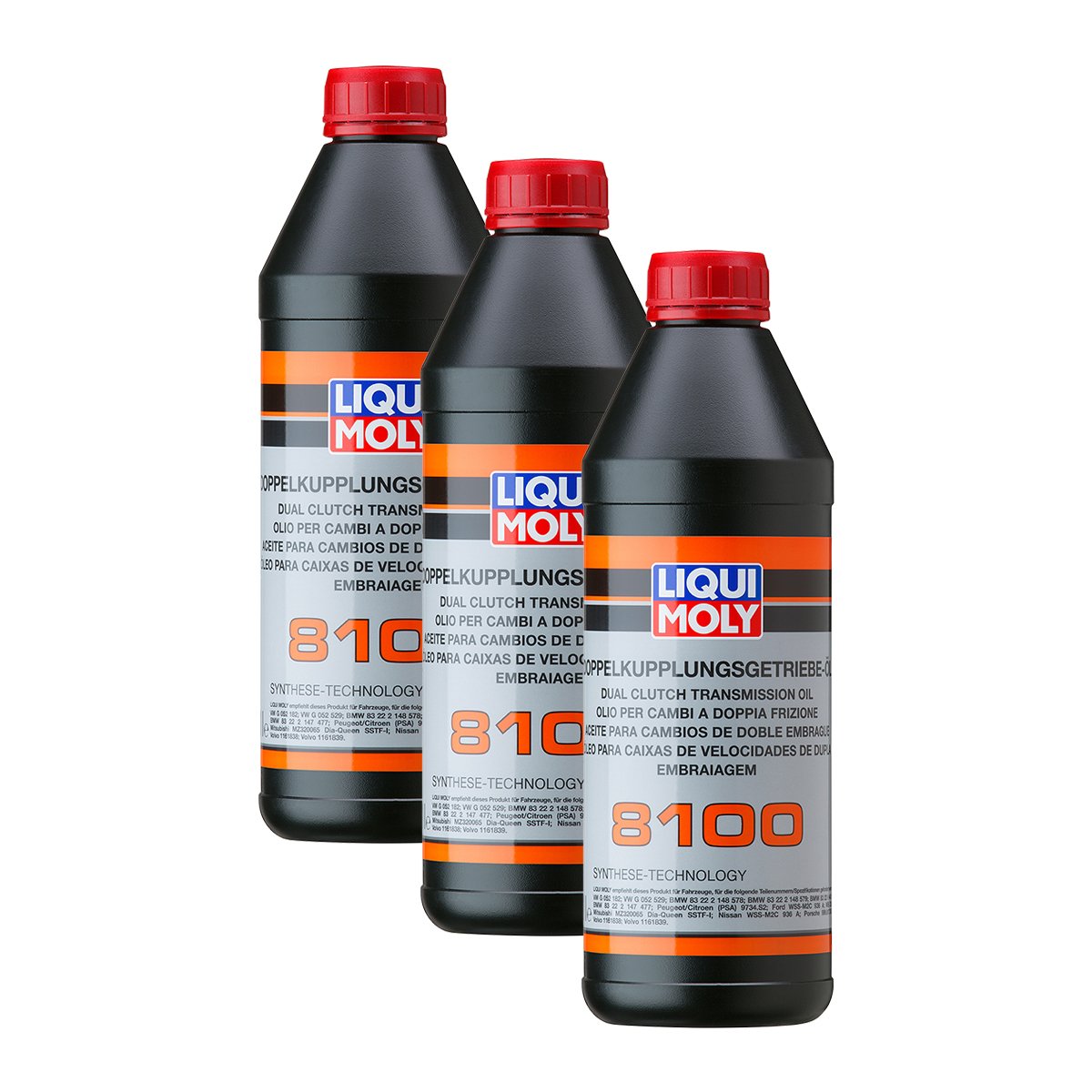 3x LIQUI MOLY 3640 Doppelkupplungsgetriebe-Öl 8100 von LIQUI-MOLY_bundle