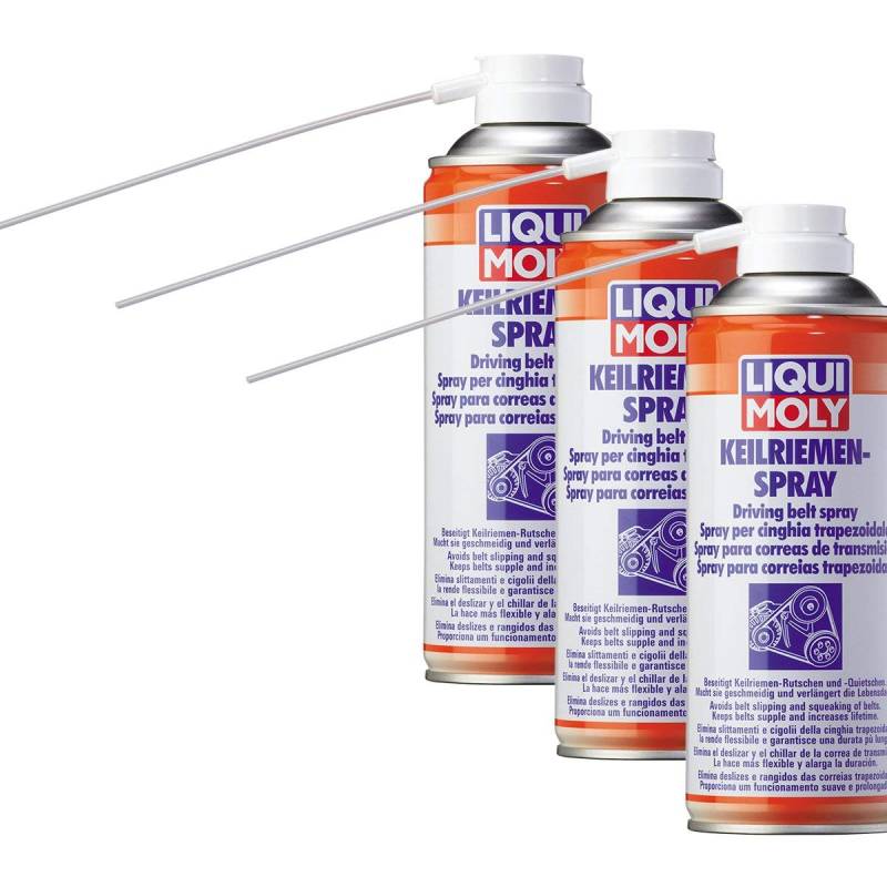 3x LIQUI MOLY 4085 Keilriemen-Spray Motorpflege 400ml von Liqui Moly