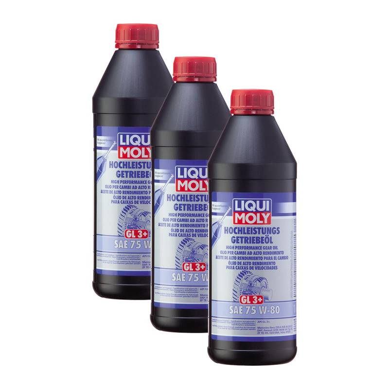 3x LIQUI MOLY 4427 Hochleistungs-Getriebeöl (GL3+) SAE 75W-80 von LIQUI-MOLY_bundle