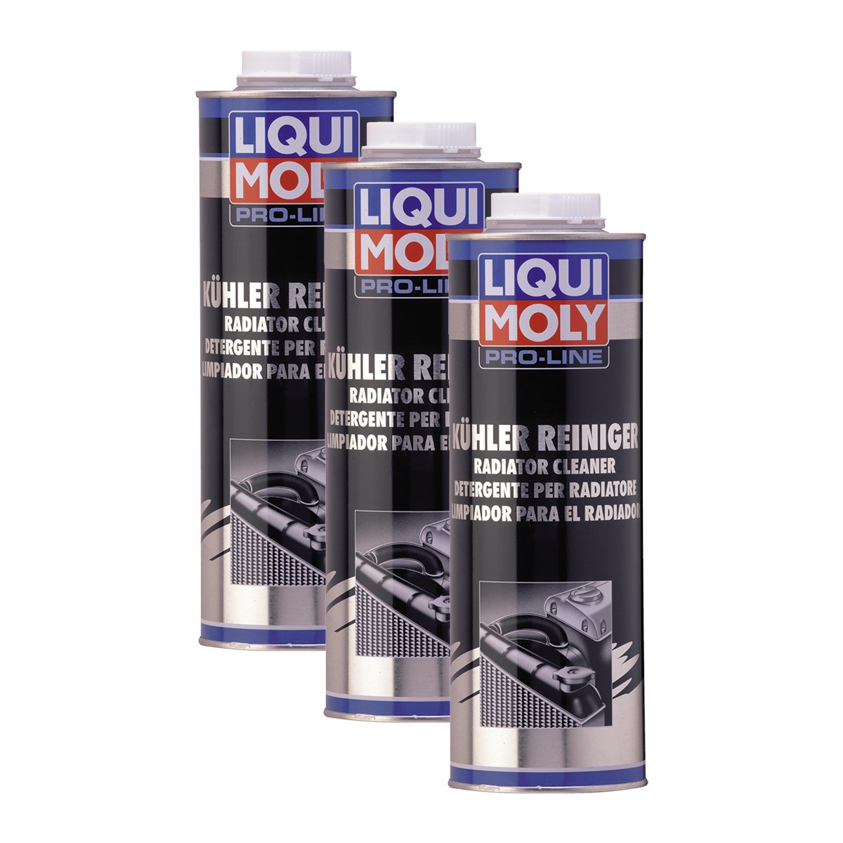 3X LIQUI Moly 5189 Pro-Line Kühler-Reiniger Kühlsystem Additiv 1L von Liqui Moly