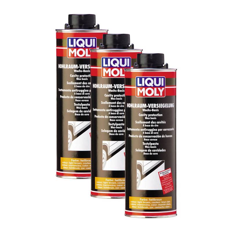 3x LIQUI MOLY 6108 Hohlraum-Versiegelung hellbraun 1L von LIQUI-MOLY_bundle