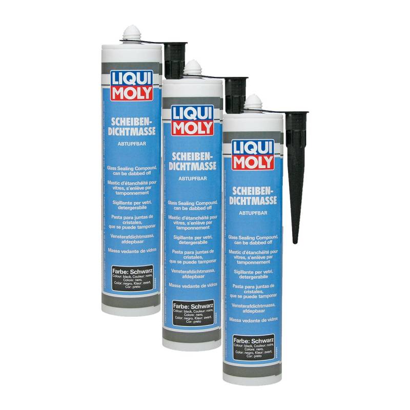 3x LIQUI MOLY 6196 Scheibenabdichtung abtupfbar Dichtmasse Scheiben Gummi 310ml von Liqui Moly