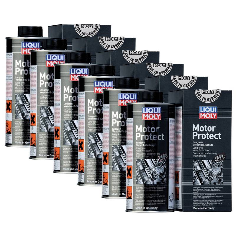 6X LIQUI Moly 1018 Motor Protect Langzeit-Motorschutz 500ml von Liqui Moly