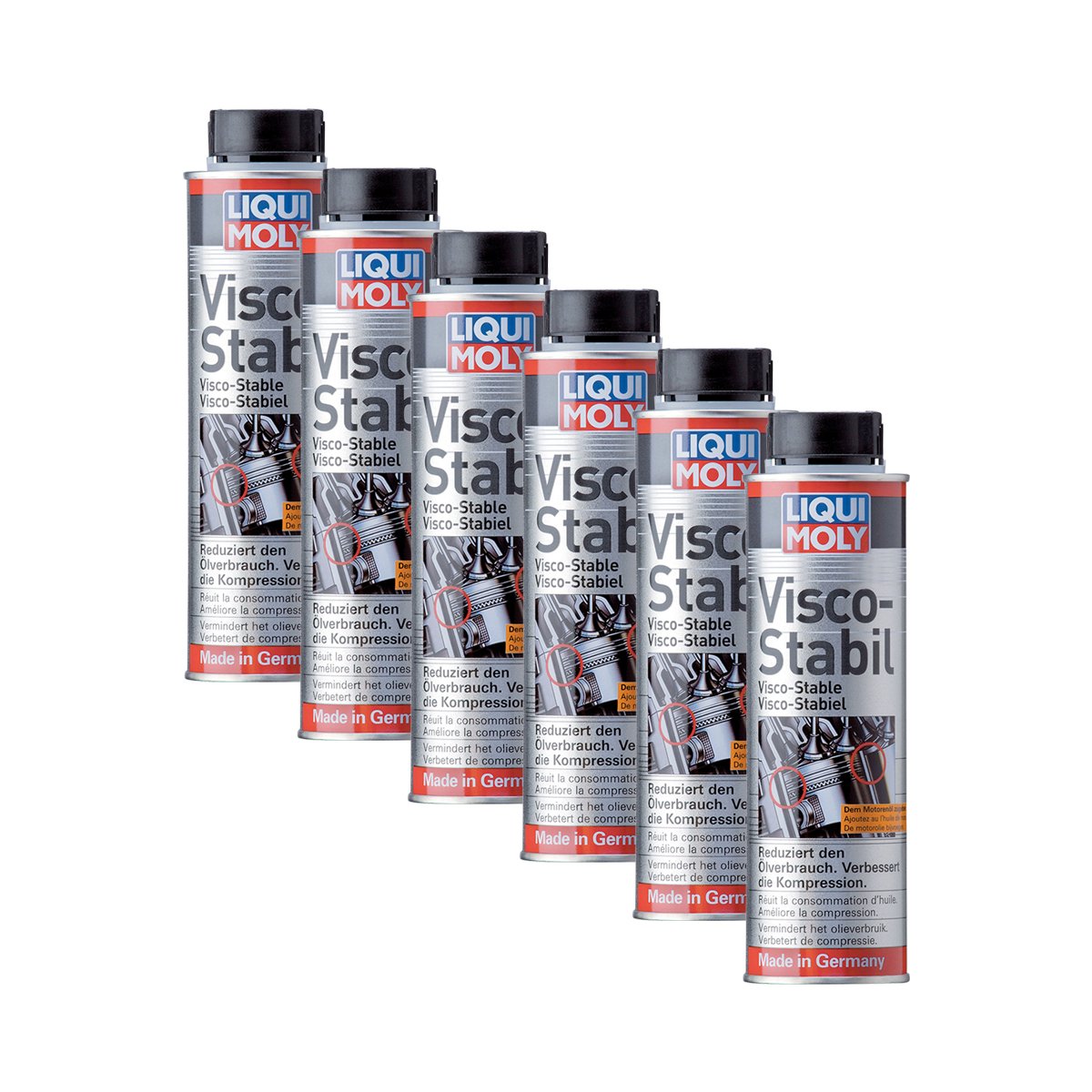 6x LIQUI MOLY 1017 Visco-Stabil Viskositätsstabilisierer Additiv Zusatz 300ml von Liqui Moly