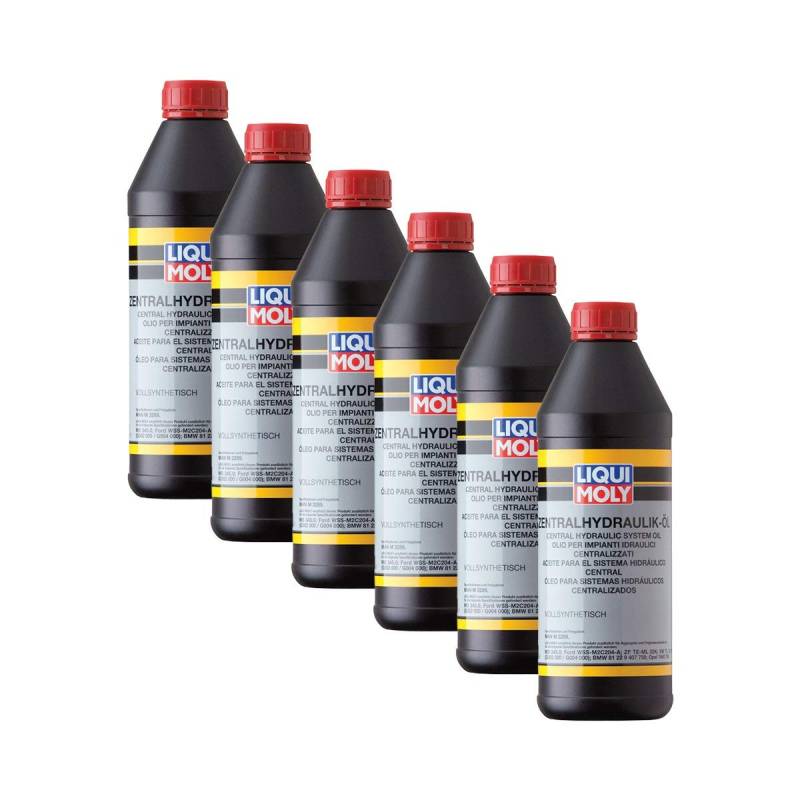 6x LIQUI MOLY 1127 Zentralhydraulik-Öl Vollsynthetisch 1L von LIQUI-MOLY