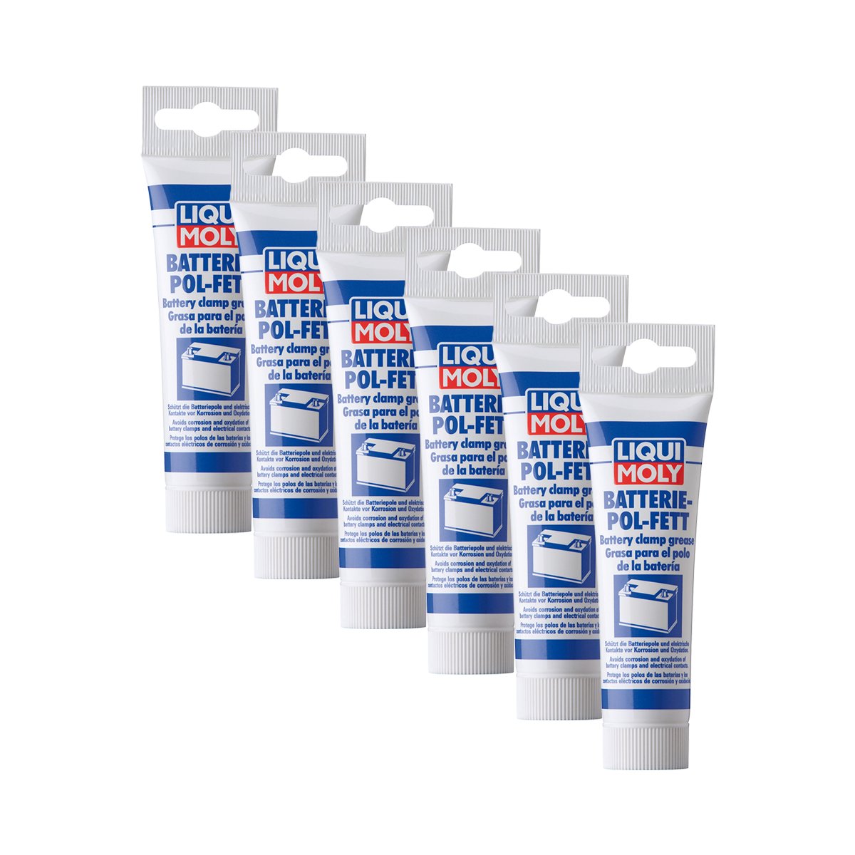 6x LIQUI MOLY 3140 Batterie-Pol-Fett 50g von Liqui Moly