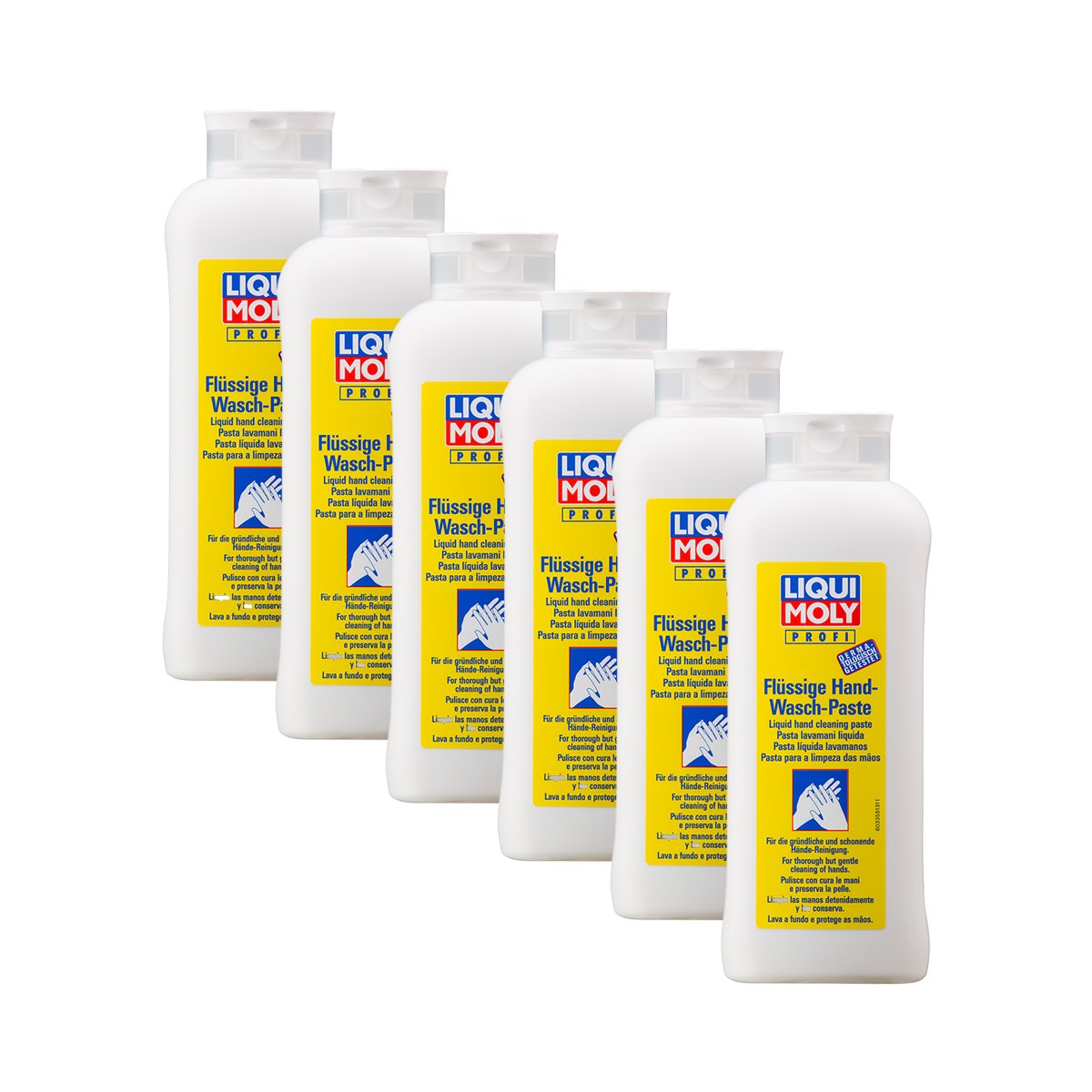 6x LIQUI MOLY 3355 Flüssige Hand-Wasch-Paste Handpflege 500ml von LIQUI-MOLY_bundle