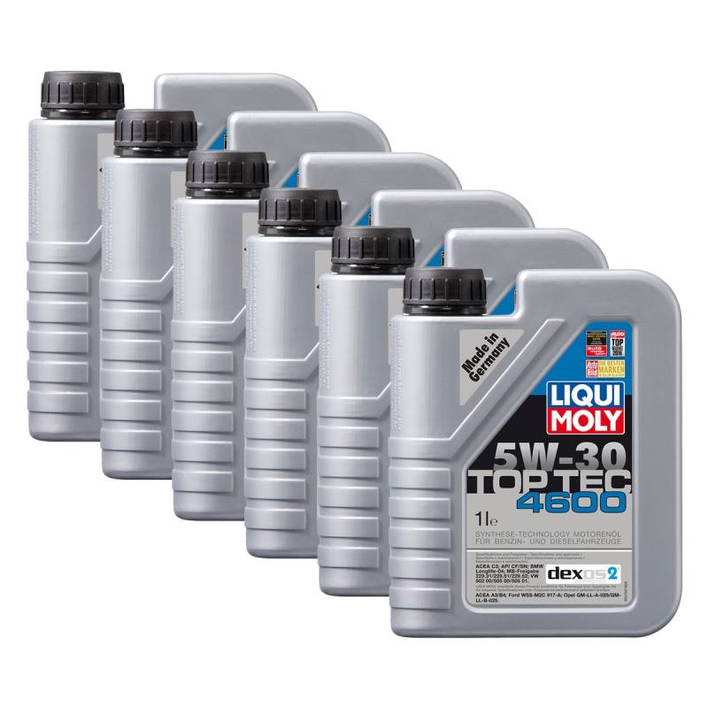 6x LIQUI MOLY 3755 Top Tec 4600 5W-30 Motoröl von Liqui Moly