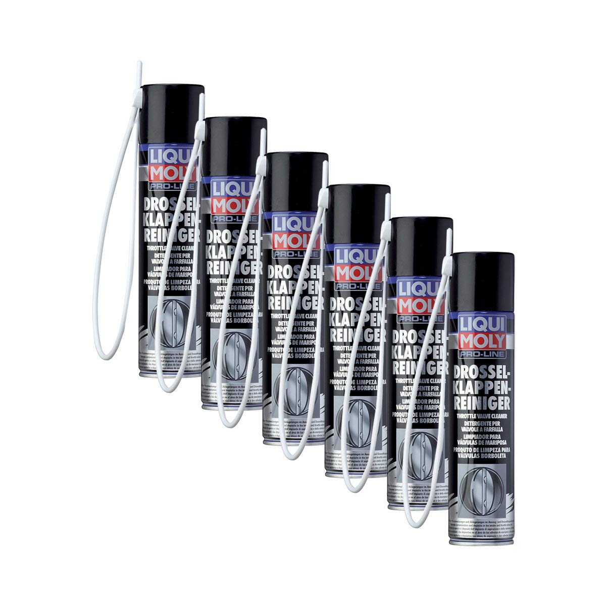 6x LIQUI MOLY 5111 Pro-Line Drosselklappen-Reiniger für Benzin Motoren 400ml von LIQUI-MOLY