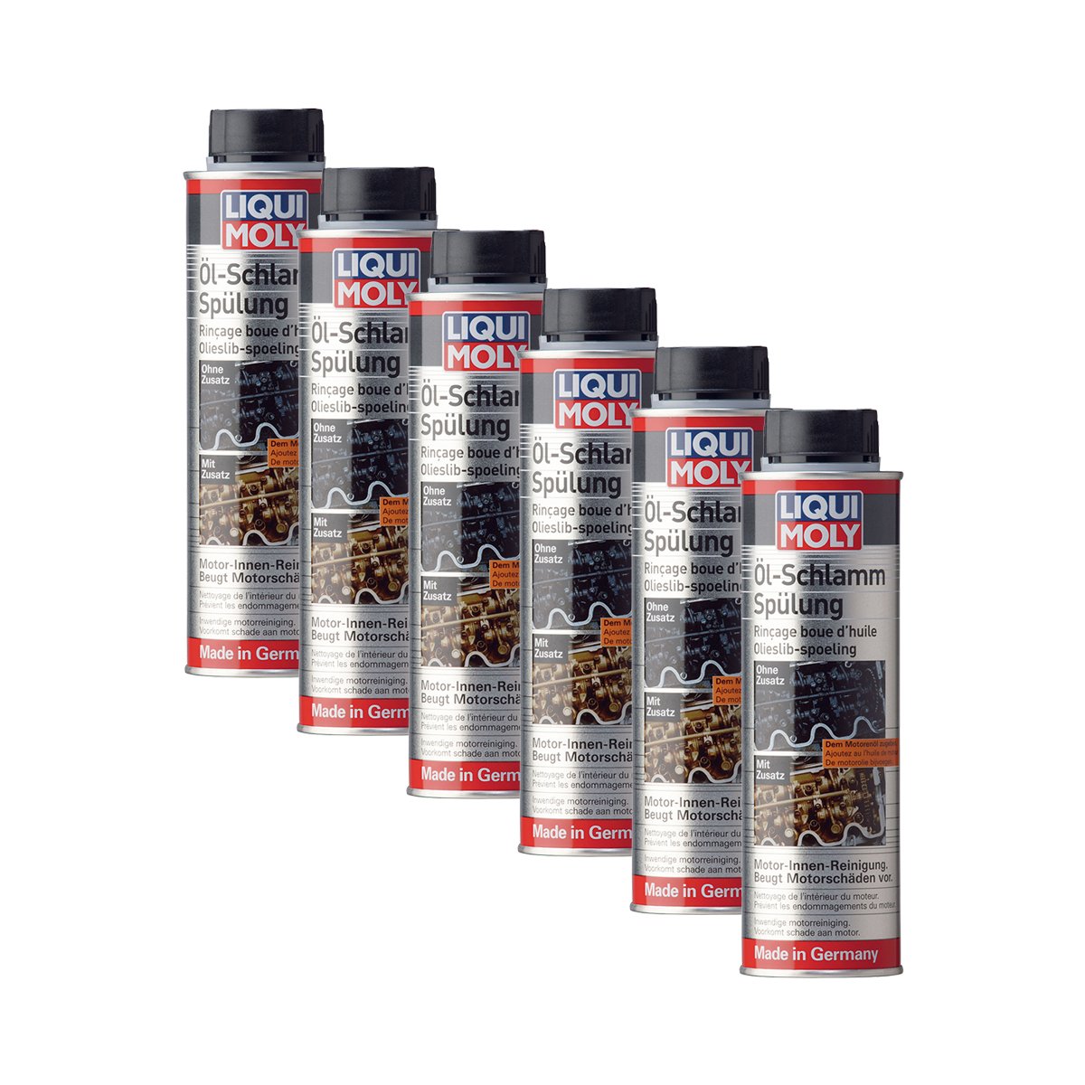 6x LIQUI MOLY 5200 Öl-Schlamm-Spülung MotorReiniger Motorspülung 300ml von LIQUI-MOLY