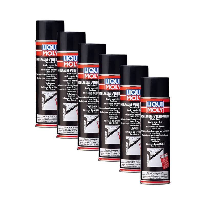 6x LIQUI MOLY 6115 Hohlraum-Versiegelung transparent (Spray) 500ml von Liqui Moly