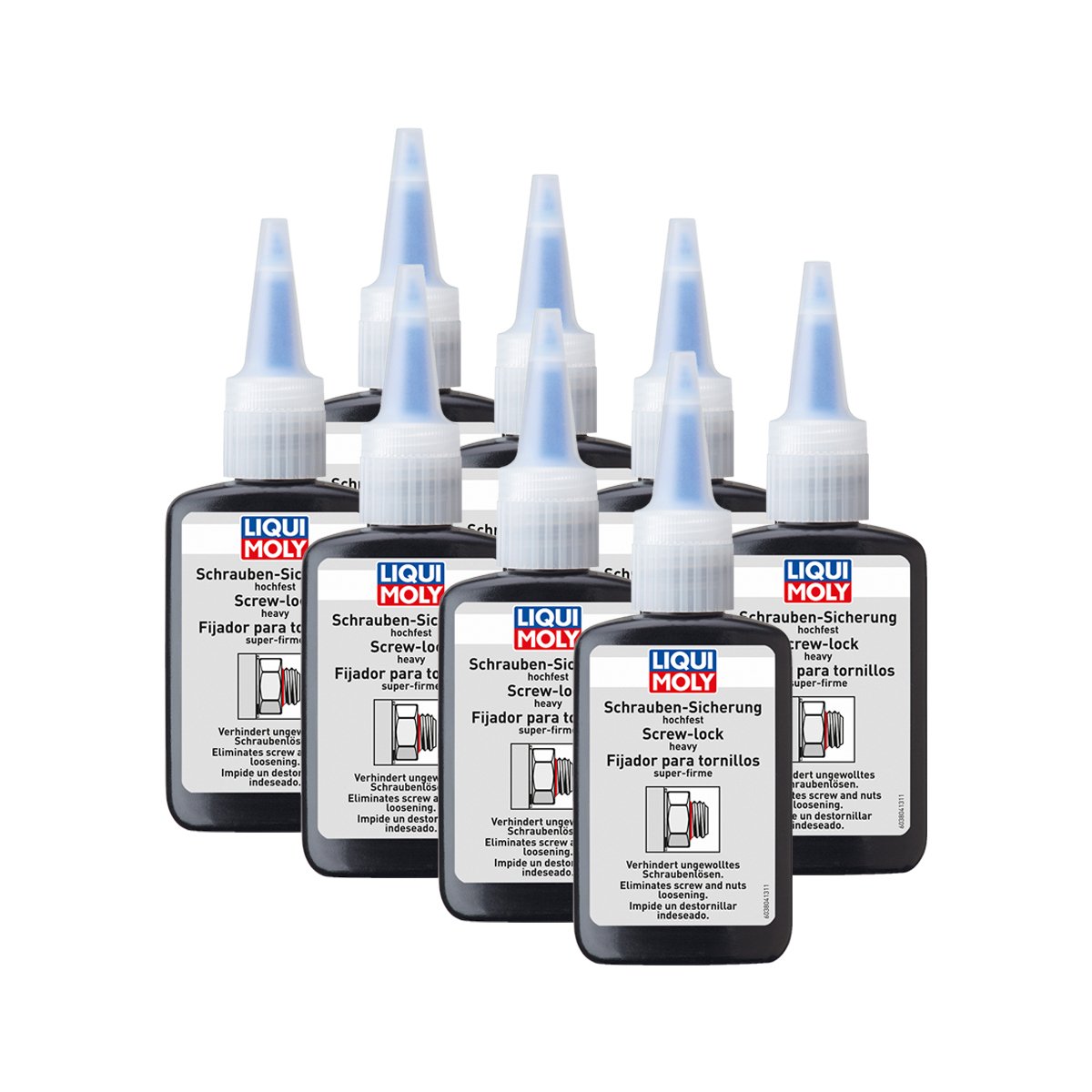 8x LIQUI MOLY 3804 Schrauben-Sicherung hochfest 50g von LIQUI-MOLY_bundle