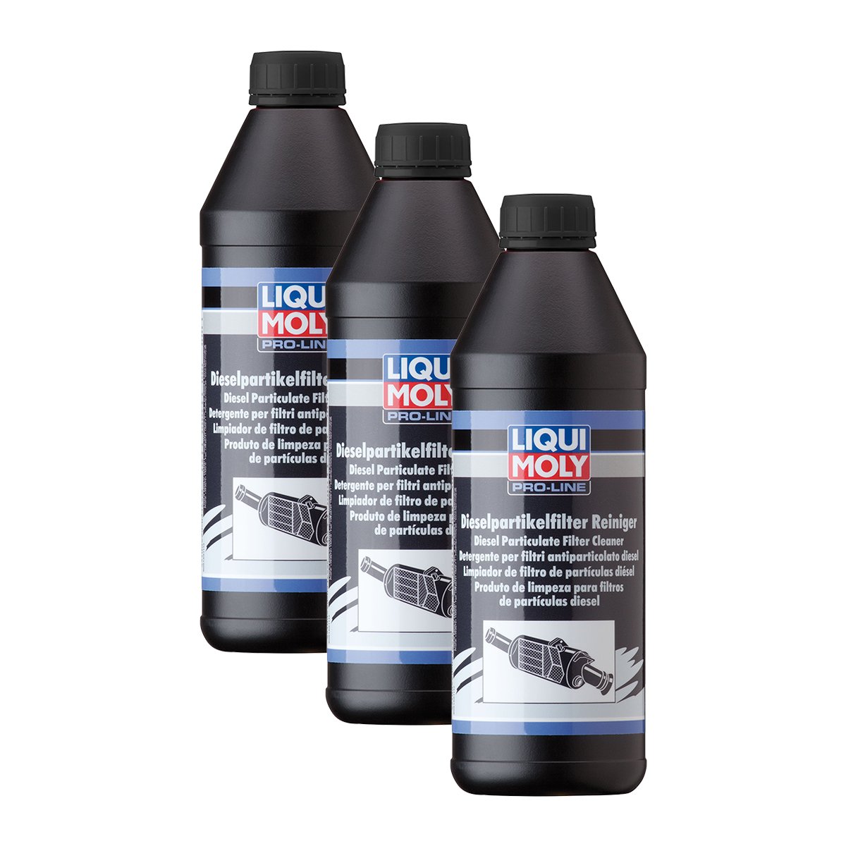 3X LIQUI Moly 5169 Pro-Line Dieselpartikelfilter-Reiniger DPF 1L von LIQUI-MOLY