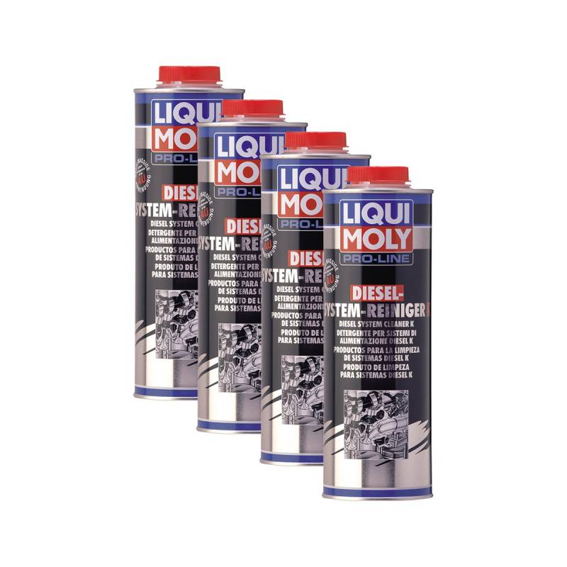 4x LIQUI MOLY 5144 Pro-Line Diesel System Reiniger K 1L von Liqui Moly