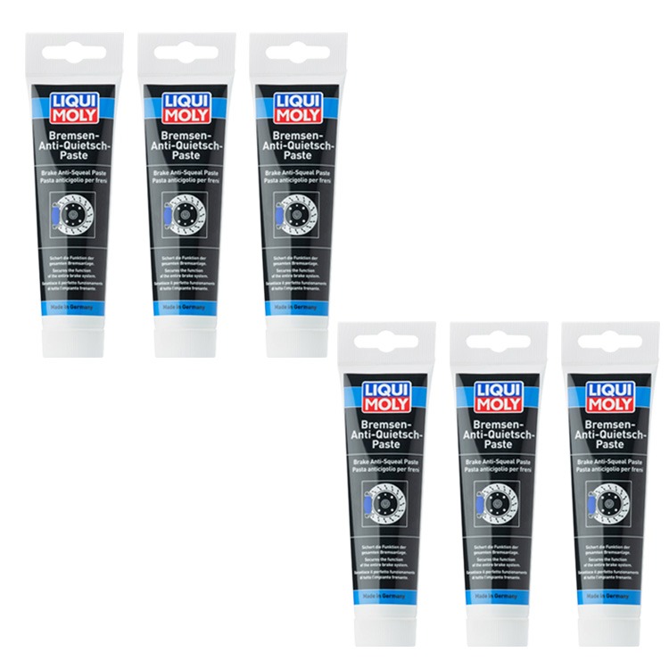 6x 100 gramm  Liqui Moly 3077 Bremsen- Anti-Quietsch-Paste von LIQUI MOLY