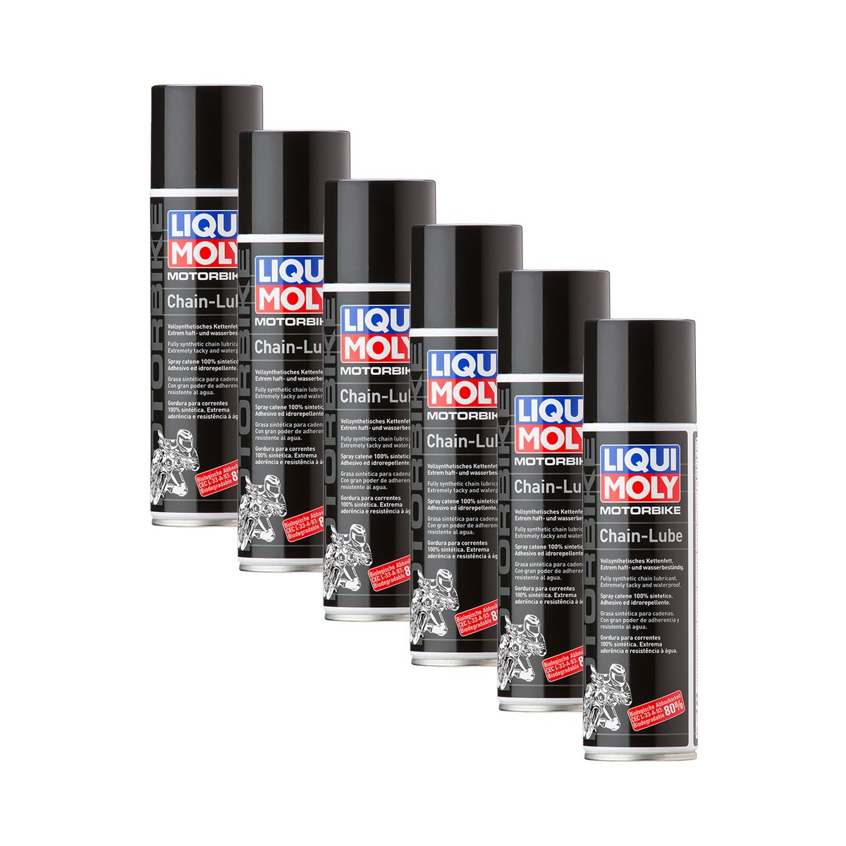 6x LIQUI MOLY 1508 Racing Kettenfett Motorrad 250 von LIQUI-MOLY