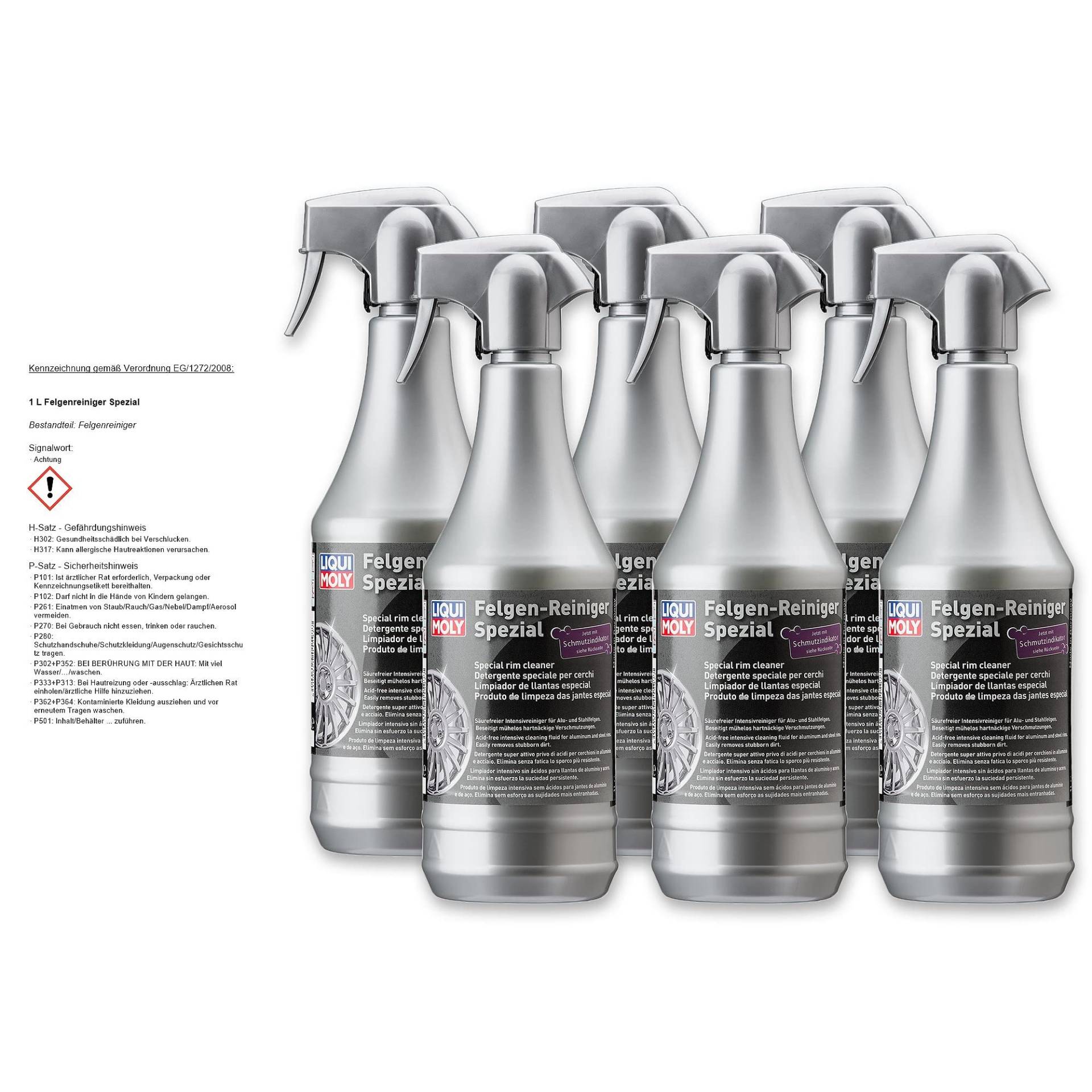 6x LIQUI MOLY 1597 Felgen-Reiniger Spezial Felgenpflege 1L von LIQUI-MOLY