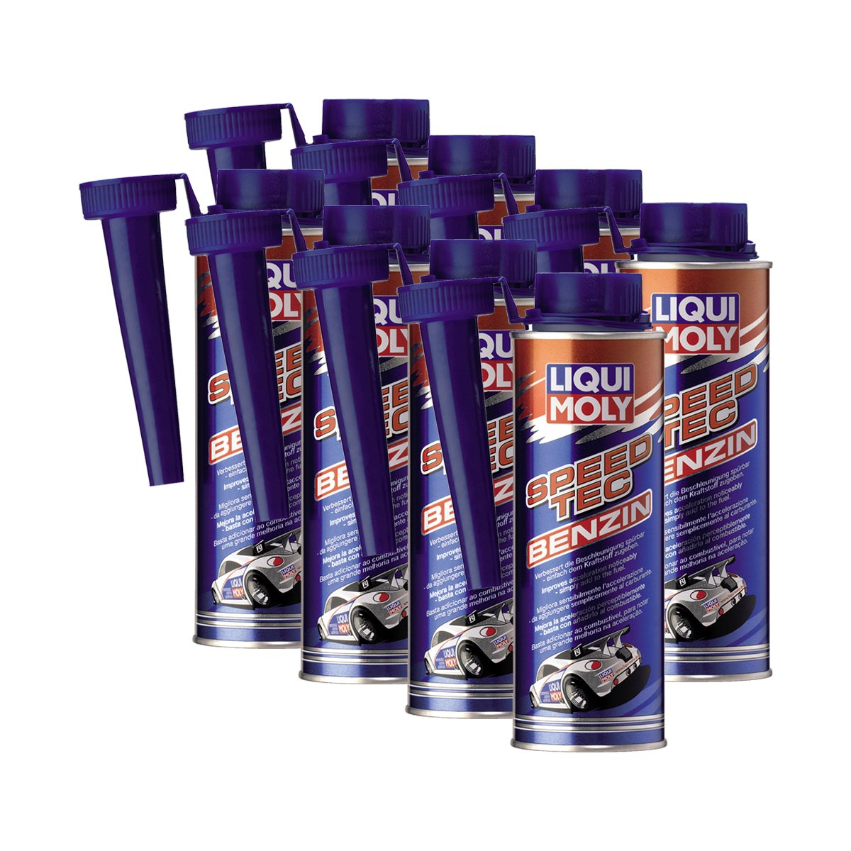 8x LIQUI MOLY 3720 Speed Tec Benzin Zusatz Additiv Zugabe Kraftstoff 250ml von LIQUI-MOLY