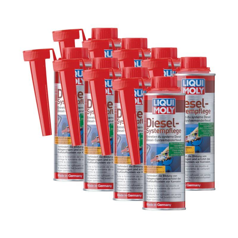 8x LIQUI MOLY 5139 Systempflege Diesel Motor Reiniger Pflege Kraftstoff Additiv von Liqui Moly