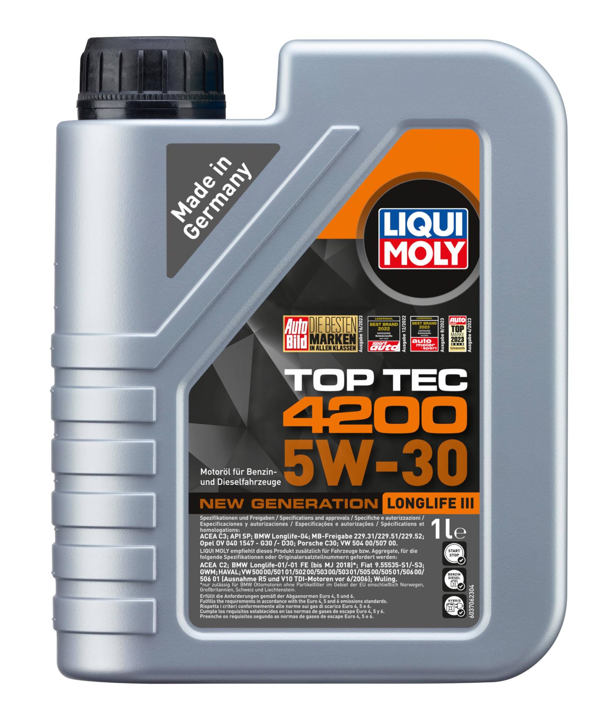 LIQUI MOLY 8972 Toptech Motoröl HC 4200 5w30 1L von Liqui Moly