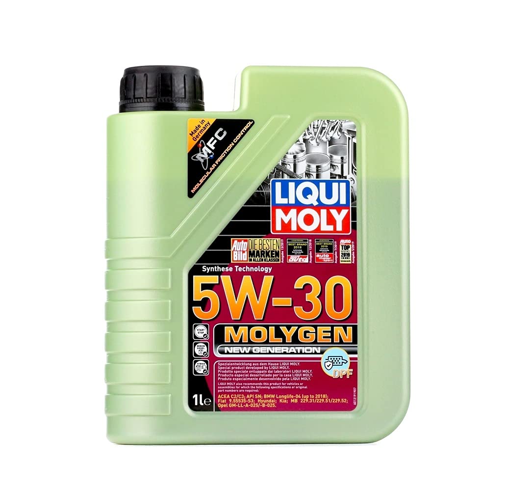 Liqui Moly Motoröl 5W-30 1L Molygen Dpf Api Sn Acea C2/C3 Motorenöl Schmieröl von Liqui Moly