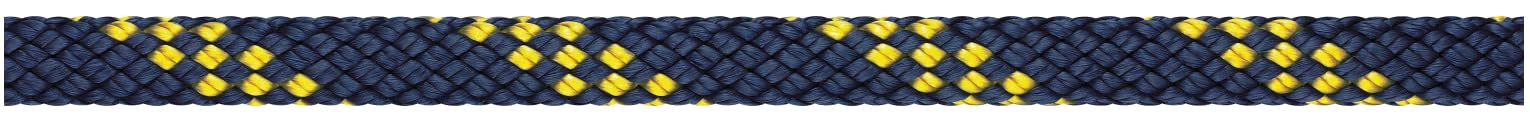 Liros Handy-Elastic 8mm ab 10m Leine Tau Seil Tauwerk Festmacher Bootsleine (Marine-gelb/FN 142) von LIROS