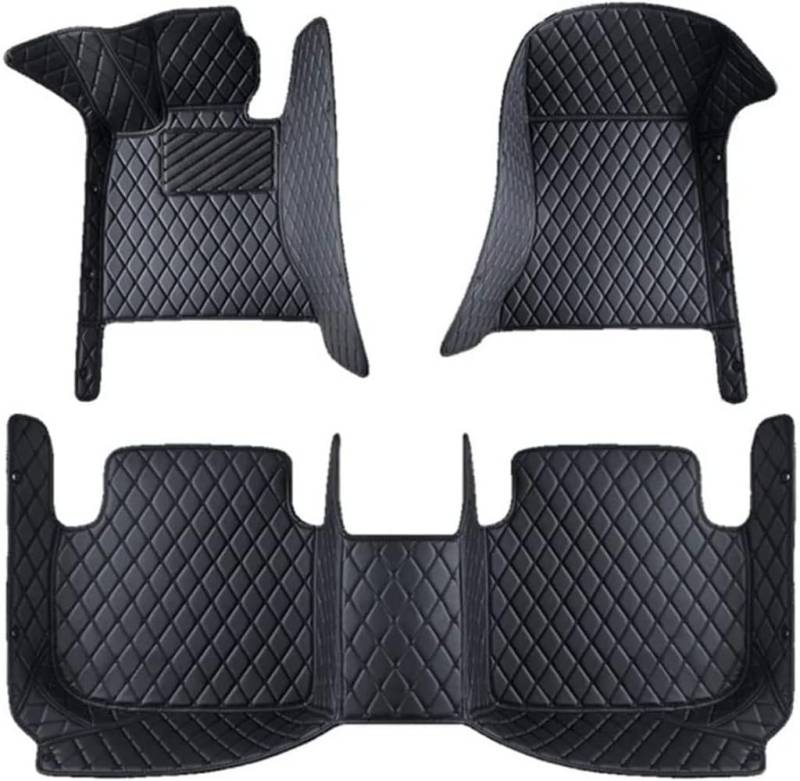 LIRUOXI Car Floor Mats for Volvo XC60 2018-2023(RHD), Full Coverage Front Rear Row Carpet Set All-Weather Waterproof Floor Liners Protection Mat Auto Accessories (All-Black) von LIRUOXI